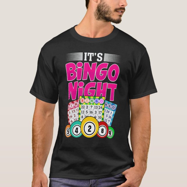 Camiseta Bingo Night   Bingo Grandma Player Women Mother's  (Frente)