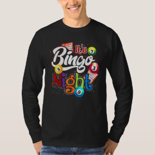 Camiseta Bingo Night Player Lottery Winner Jogo B