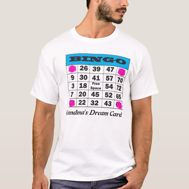 Camiseta bingo, o cartão ideal da avó (Frente)