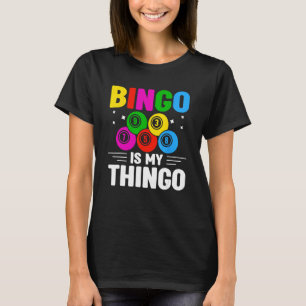 Camiseta Bingo Player Bingo Halls Caixa do jogo do cassino
