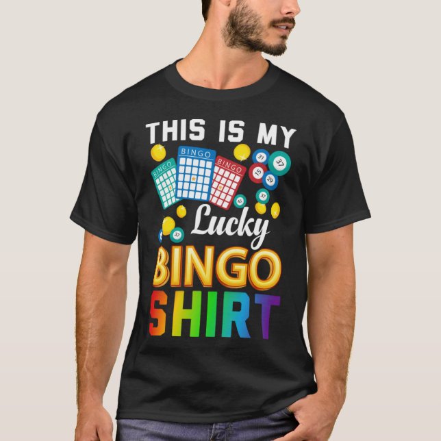 Camiseta Bingo Player Bingo  This Is My Lucky Bingo (Frente)