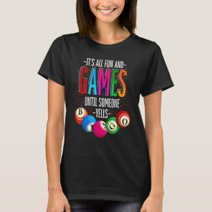 Camiseta Bingo Player Bingo Winner Lottery Gambling Bingo