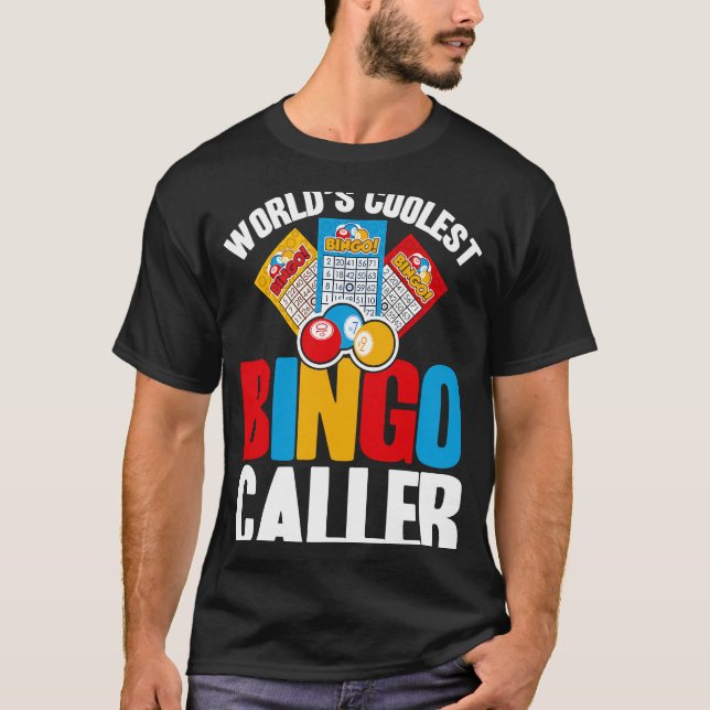 Camiseta Bingo Player World's Coolest Bingo Caller (Frente)