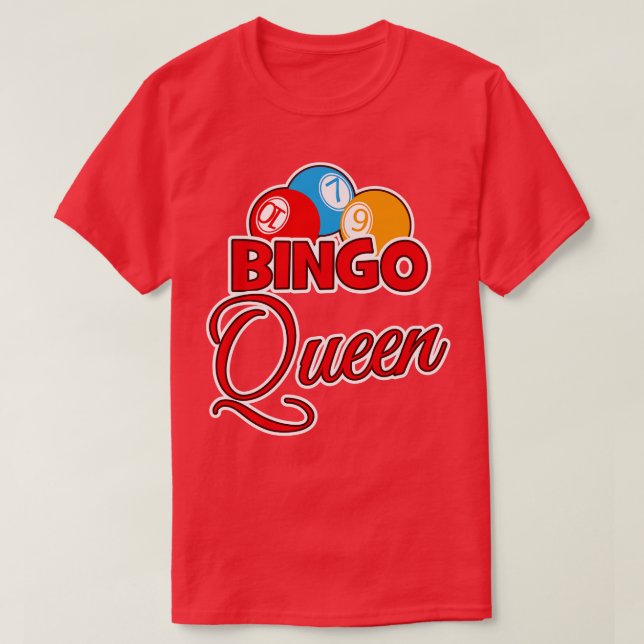 Camiseta Bingo Queen (Frente do Design)