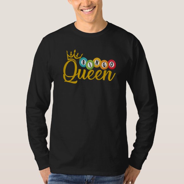 Camiseta Bingo Queen Lucky Jogadoras Lottery Girls (Frente)