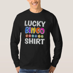 Camiseta Bingo Sortudo Jogador de Bingo Hobby Jogo Bingo
