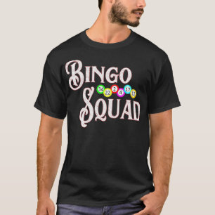 Camiseta Bingo Squad Engraçado Bingo Lover Gift áfrica -