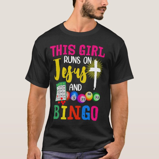 Camiseta Bingo This Girl roda em Jesus e Bingo (Frente)