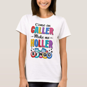 Camiseta Bingo Venha Ligar Para Que Eu Chame De Engraçado B
