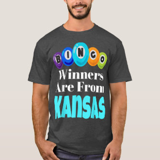 Camiseta Bingo Winners Are From Kansas Funny Game Night Bin