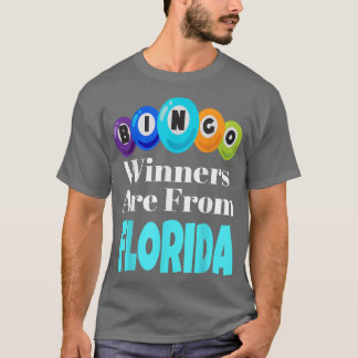 Camiseta Bingo Winners São Da Flórida Engraçado Game Night