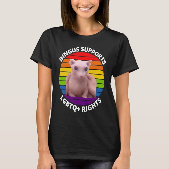 Camiseta Bingus Está Chamando Meu Querido Gato De Esfinge S (Frente)