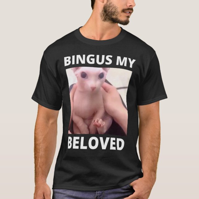 Camiseta Bingus Está Chamando Meu Querido Gato De Esfinge S (Frente)