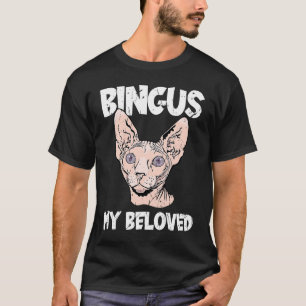Camiseta Bingus Meu Amado Gato Sphynx Sem Pelo Adorável