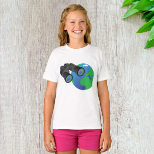 Camiseta Binoculares E Meninas Da Terra