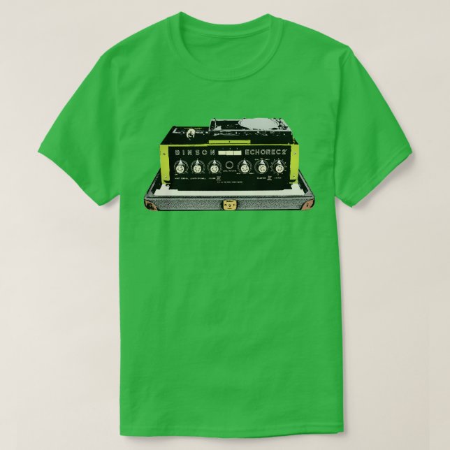 Camiseta Binson Echorec Guitar FX Fan Art Design (Frente do Design)