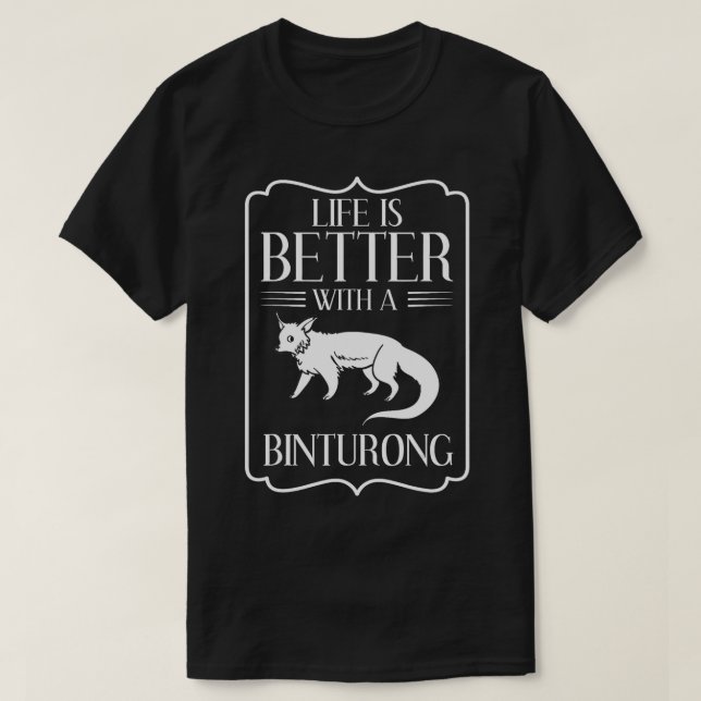 Camiseta Binturong Bearcat Cute Animal (Frente do Design)