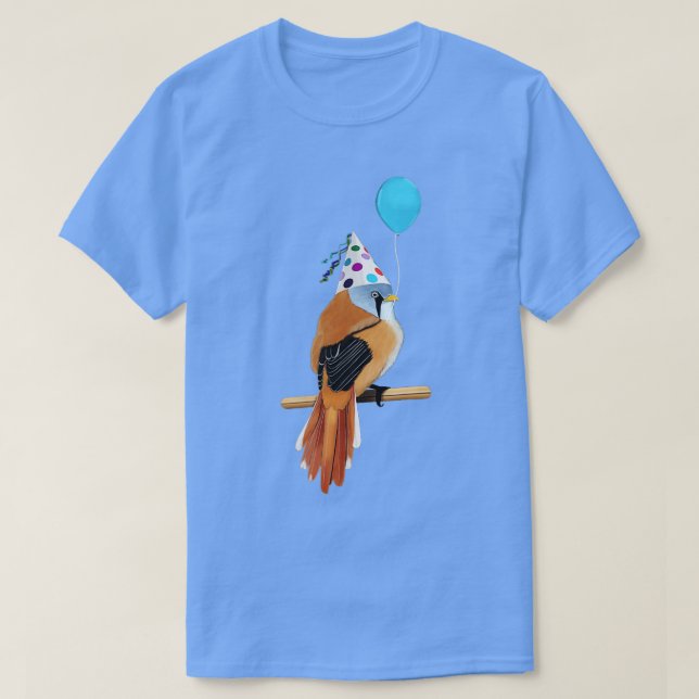 Camiseta Bio Animal do Birdwatcher do Partido das Aves de L (Frente do Design)