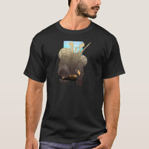 Camiseta Bio animal: Trava de aço