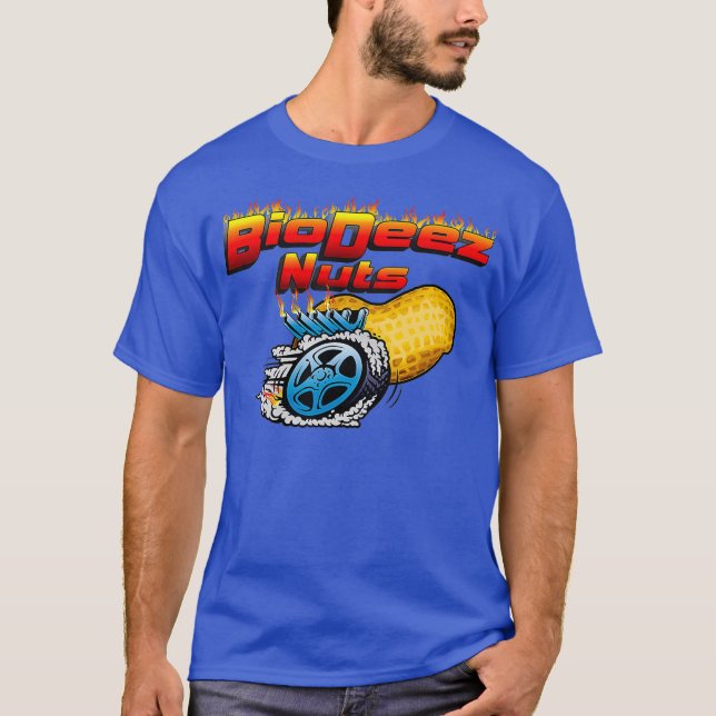 Camiseta BioDeez Loucos Motor Biodiesel Engraçado (Frente)