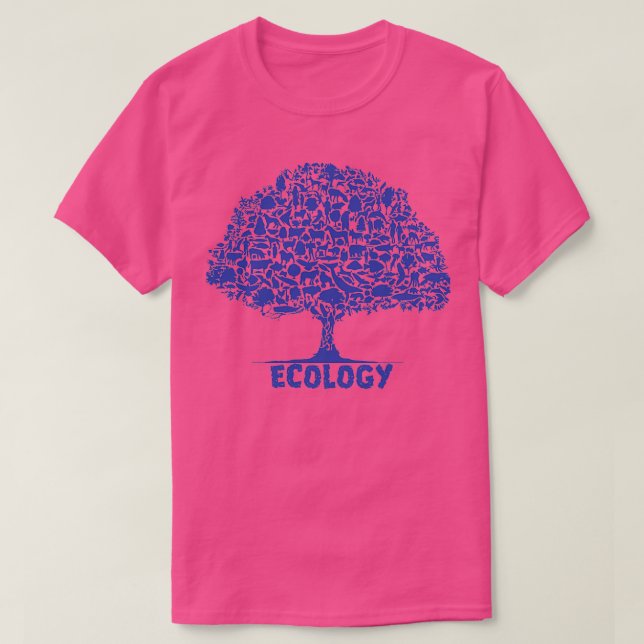 Camiseta Biodiversidade - Ecologia de Árvores (Frente do Design)