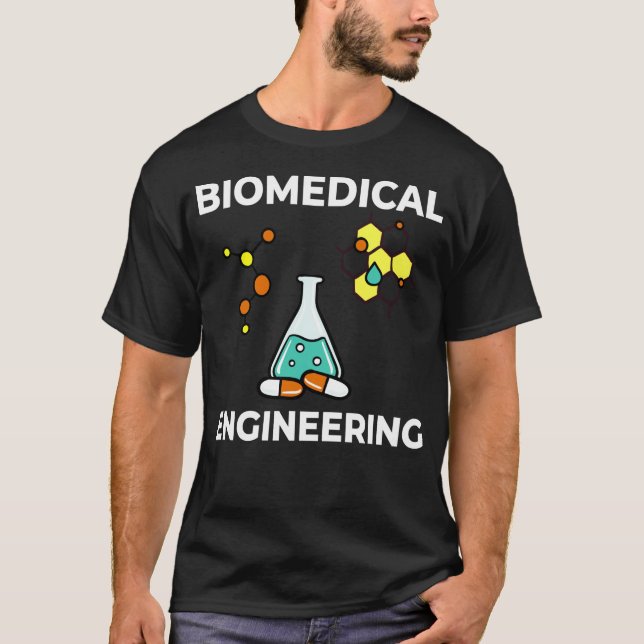 Camiseta Bioengenharia biomédica Biomed (Frente)
