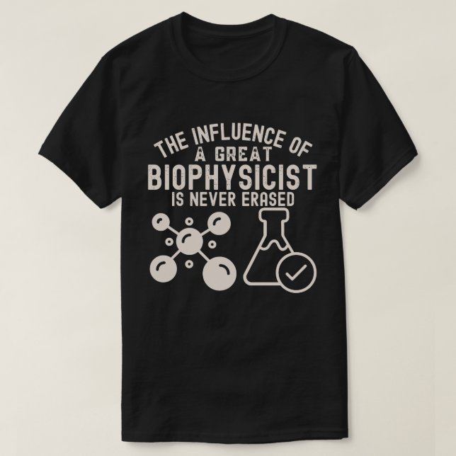 Camiseta Biofísica Major4, Biofísico Aniversário (Frente do Design)