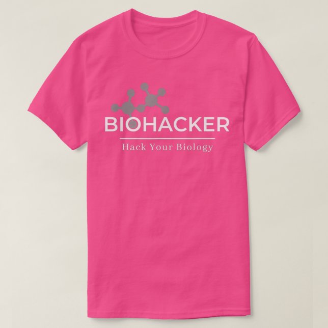 Camiseta Biohacker Biohacking your Biology Biohack Crisper  (Frente do Design)