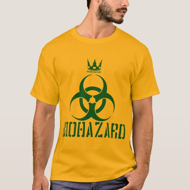 CAMISETA BIOHAZARD（青） (Frente)
