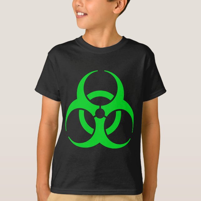 Camiseta Biohazard verde (Frente)