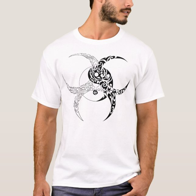 Camiseta Biohazard Yin Yang (Frente)