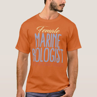 Camiseta Bióloga marinha feminina