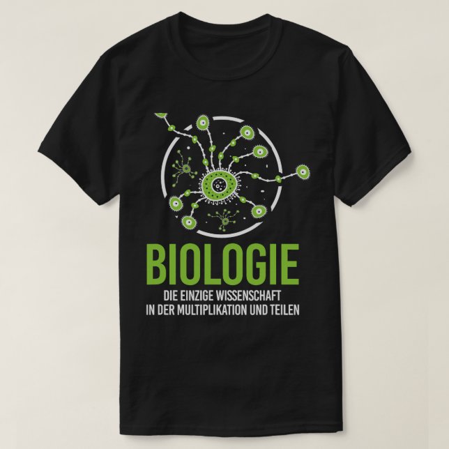 Camiseta Biologia Apenas Multiplicação Científica Partes Bi (Frente do Design)