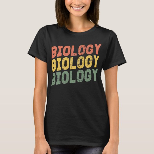 Camiseta Biologia biologia biologia (Frente)
