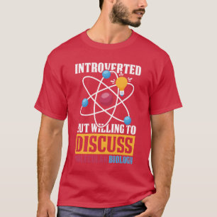 Camiseta Biologia Biólogo Introvertido Biólogo Molecular gi