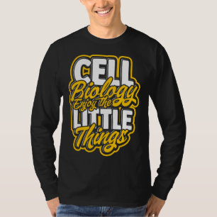 Camiseta Biologia Celular Desfrute das pequenas coisas Ciê