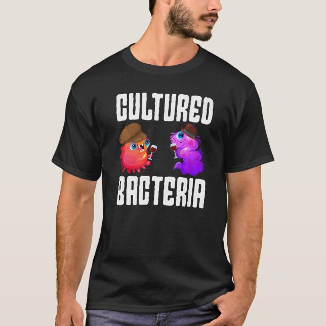 Camiseta Biologia das Bactérias Vivas Culturadas (Frente)