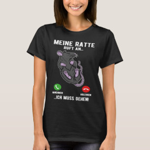 Camiseta Biologia de Estimação do Rato Doméstico Roedor Cam