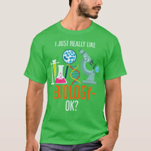 Camiseta Biologia do Microscópio Biologista Science Gift Bi