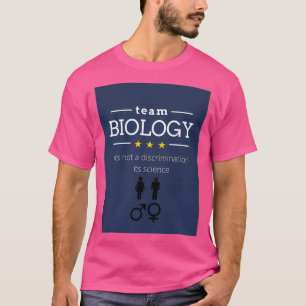 Camiseta biologia em equipe