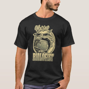 Camiseta Biologia Marinha Hammerhead Shark Marine Biology O