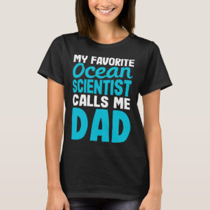 Camiseta Biologia marinha Pai