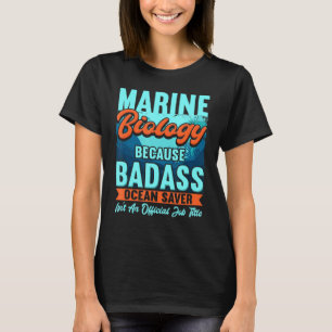 Camiseta Biologia Marinha Para Biólogo Marinho