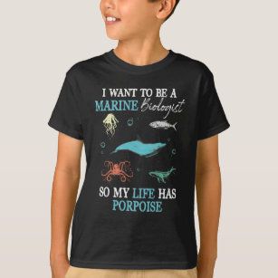 Camiseta Biologia Marinha Quer Ser Biólogo Marinho