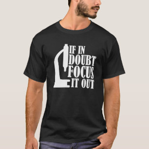 Camiseta Biologia Microscópio Professora Ciência Estudante 