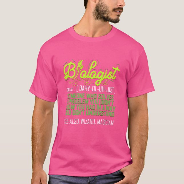 Camiseta Biologist Funny for Biologyeacher Scientist retro (Frente)