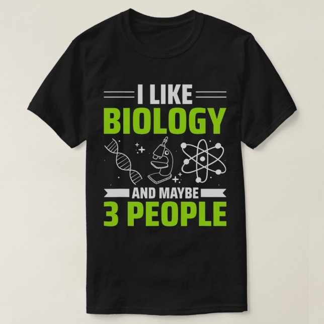 Camiseta Biologista da DNA Science 2 (Frente do Design)