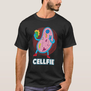 Camiseta Biólogo Bacteriano Selfie de Célula Cellfie