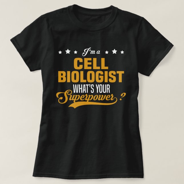 Camiseta Biólogo Celular (Frente do Design)