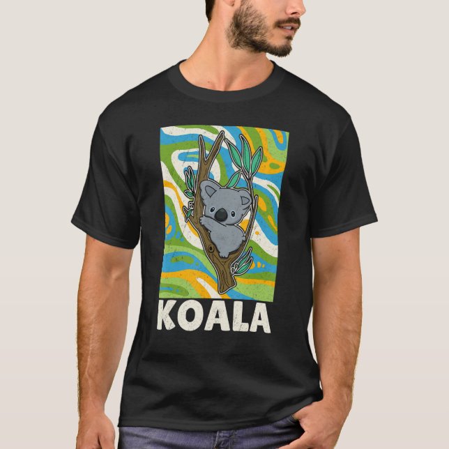 Camiseta Biólogo Cute Koala Koala Austrália 14 (Frente)